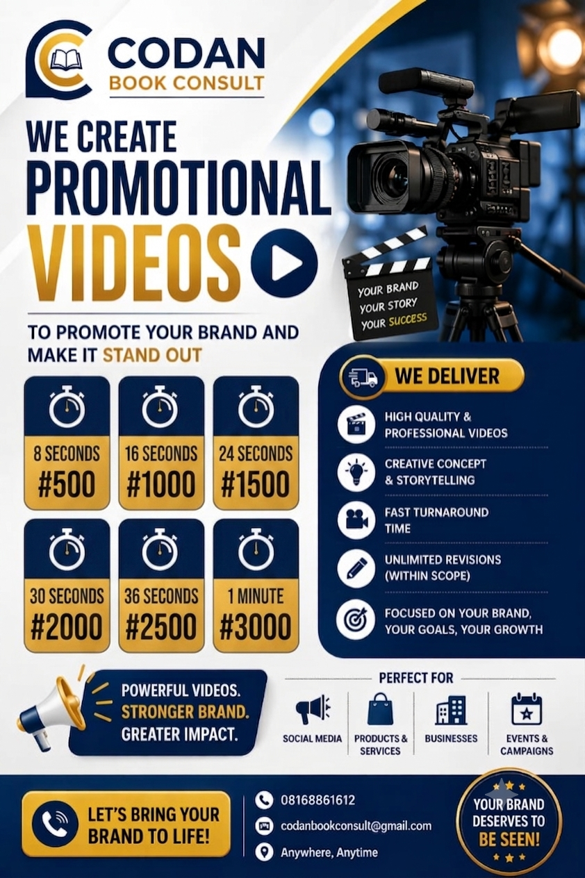 Ebook and creating Promotional videos 