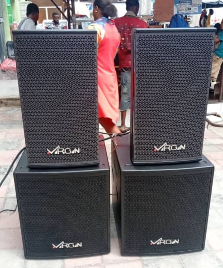 VIRGIN DOUBLE AND SINGLE SPEAKERS AND SUBWOOFER