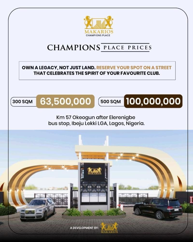 MAKARIOS CHAMPIONS PLACE