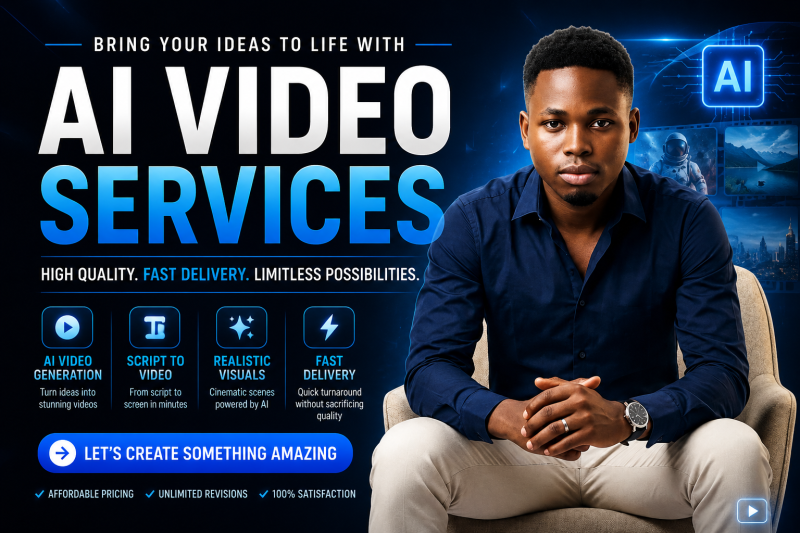 I will create Ai videos for your businesses
