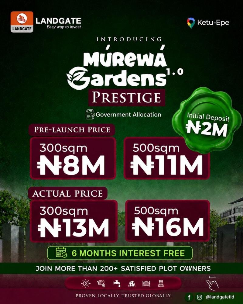 MUREWA PRESTIGE GARDENS