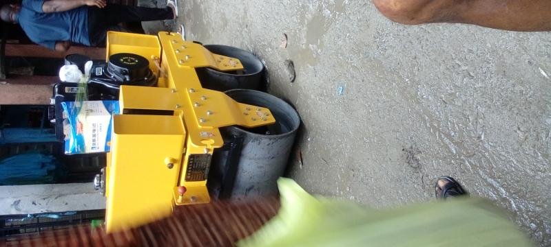 Double drum vibrator roller