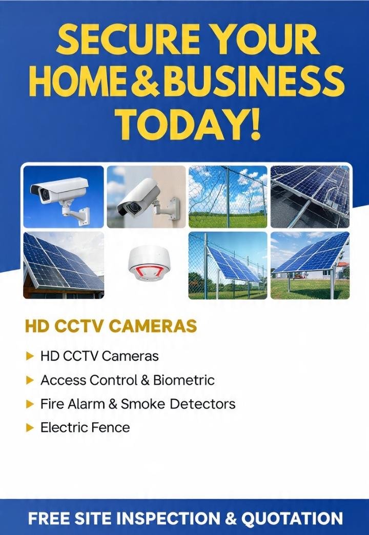 CCTV, solar, Fire,solar technician