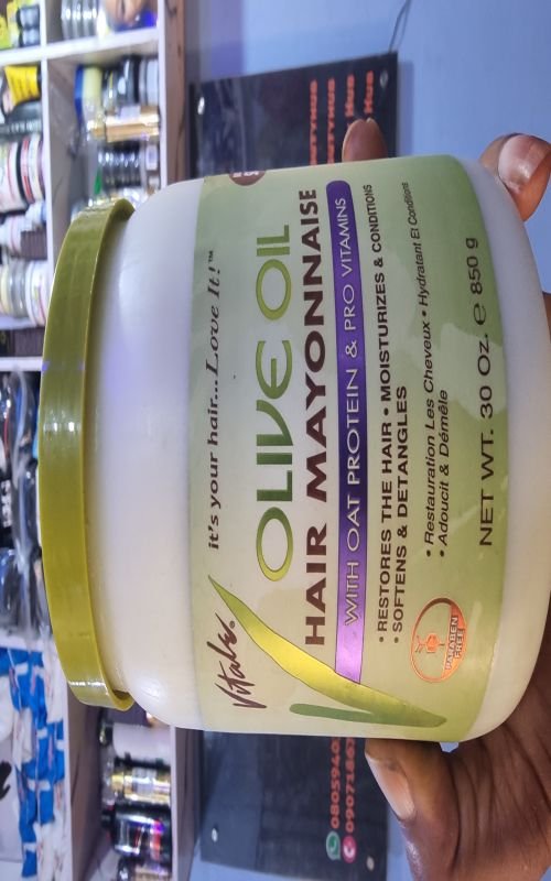 Medium olive oil hair mayonnaise