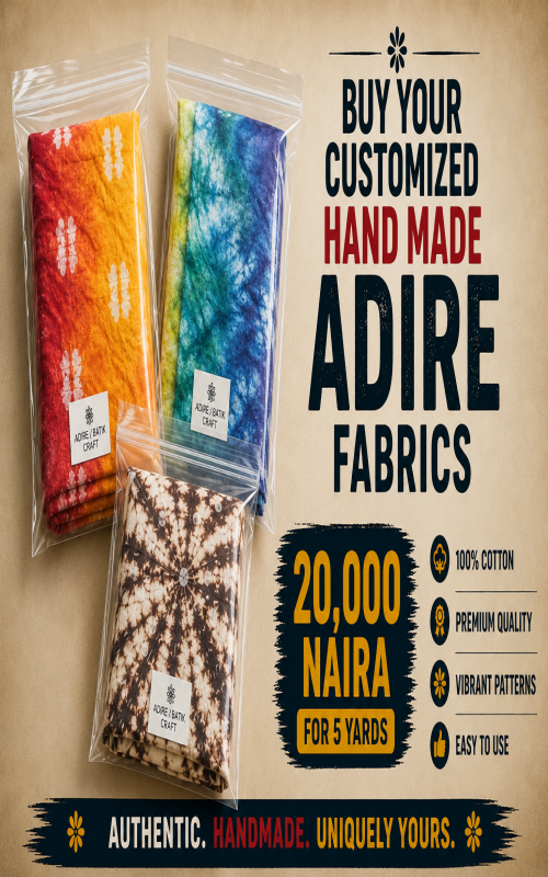 Handmade Adire Fabrics