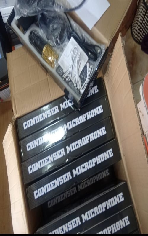 Bm complete set microphone with v8 live soundcard