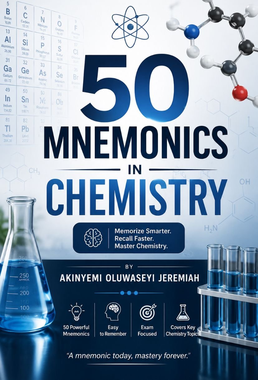 50 Mnemonics in Chemistry
