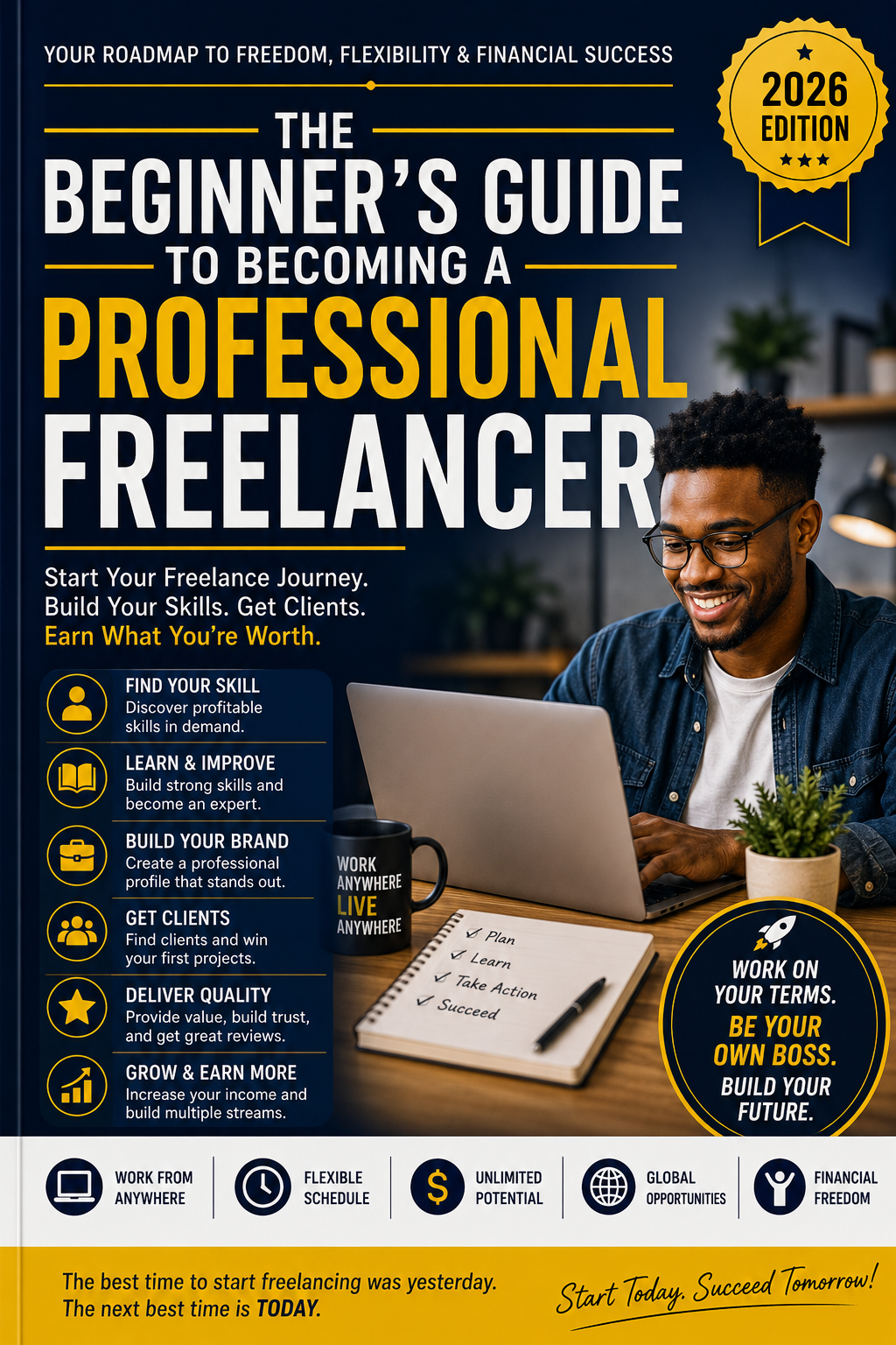 📘 “Freelancing: A Beginner’s Guide to Making Money Online”