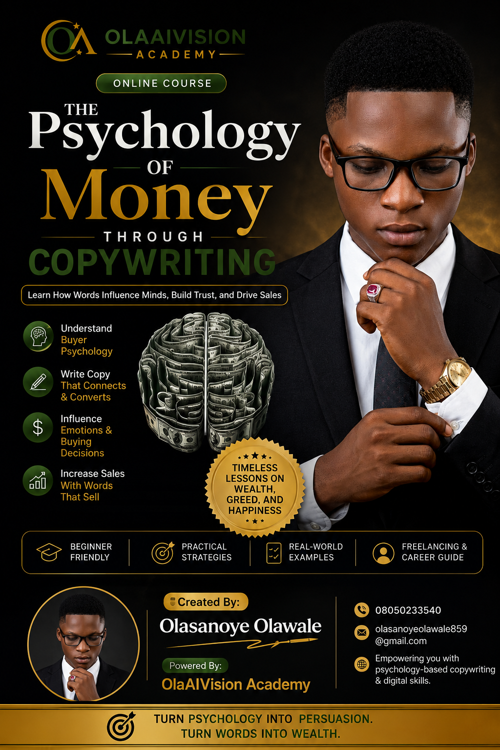 Psychology of money through Copywriting