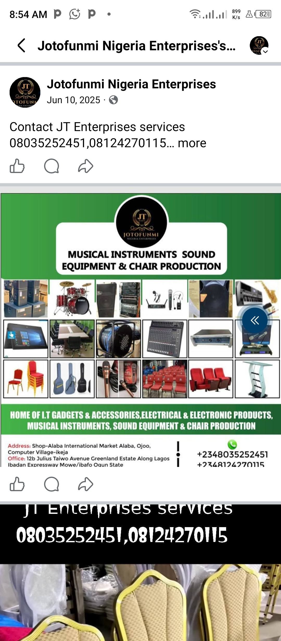 Jotofunmi Nigeria enterprises