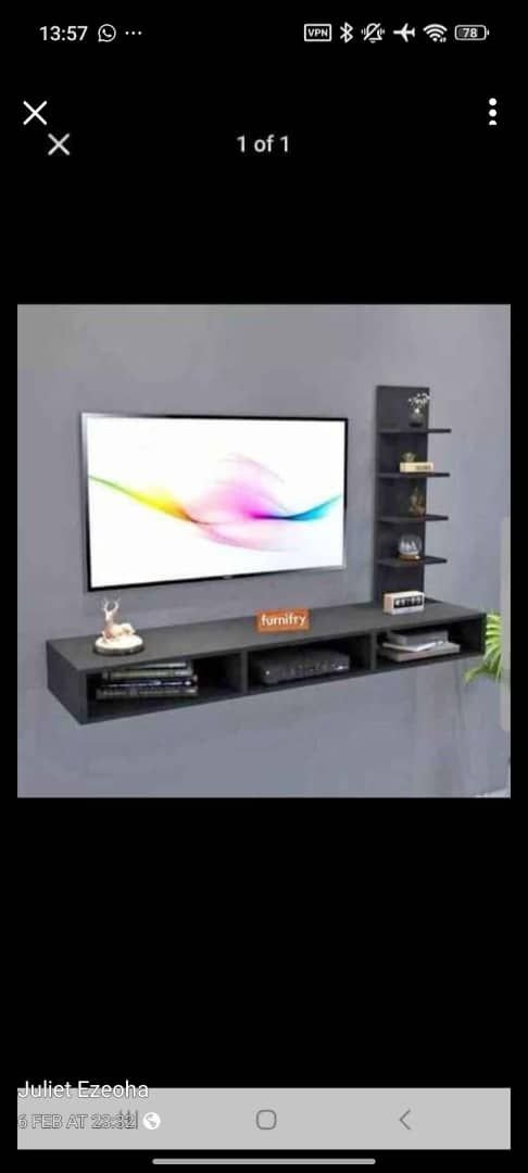Tv console HDF material