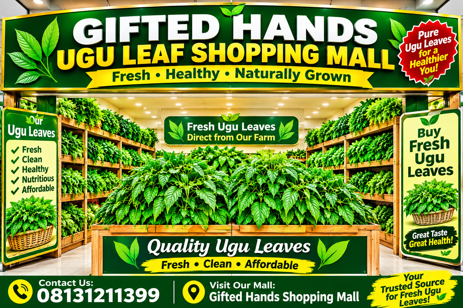 Ugu leaf sale in portharcourt